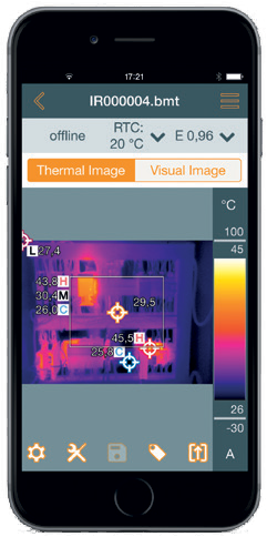 Мобильное приложение testo Thermography App